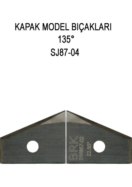 135 Derece Kapak Model Jilet (Ham Mdf )