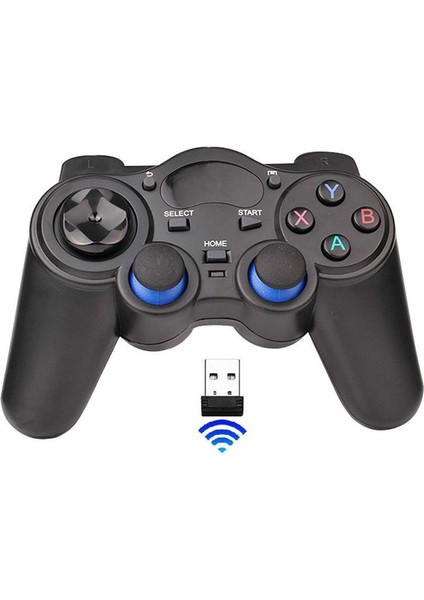 2.4ghz Android Telefon Tablet Tv USB Kablosuz Joystick Oyun Denetleyici Kolu Gamepad Pc Tv Box Ps3