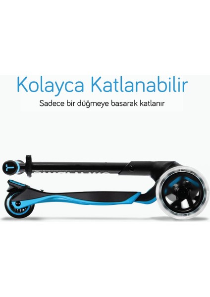 Xtend 3 Aşamalı Büyüyebilen Çocuk Scooterı (3-12 Yaş) - Blue