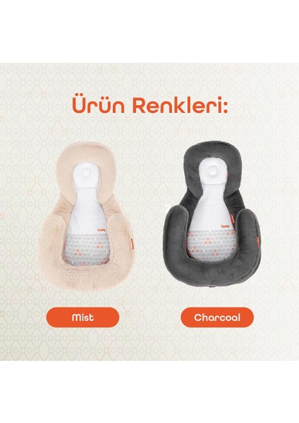 Homy Taşınabilir Yenidoğan Yatağı Charcoal