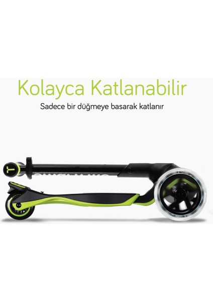 Xtend 3 Aşamalı Büyüyebilen Çocuk Scooterı (3-12 Yaş) - Lime