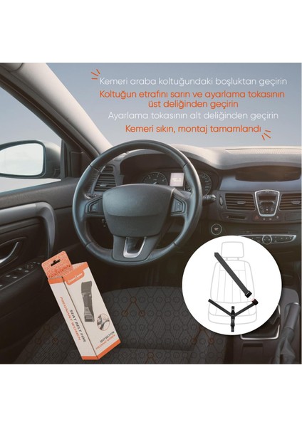 Hamilelik Emniyet Kemeri Ayarlayıcısı