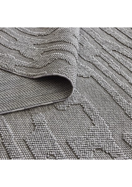 Verla River Modern Tasarım Özel Dokuma Halı - Gri 200X290 cm fiyatları