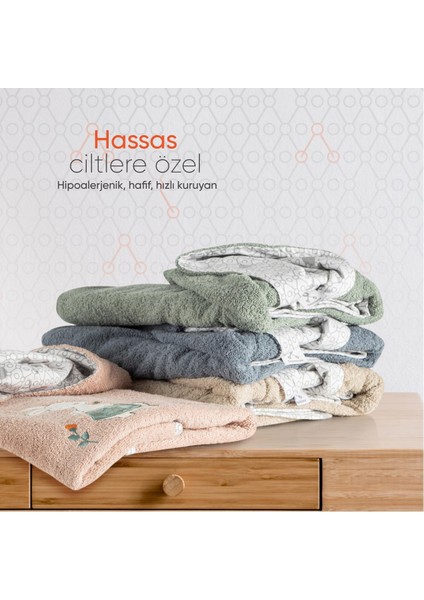 Hero Kahraman Kapüşonlu Havlu Bebek Çocuk Pançosu Teddy