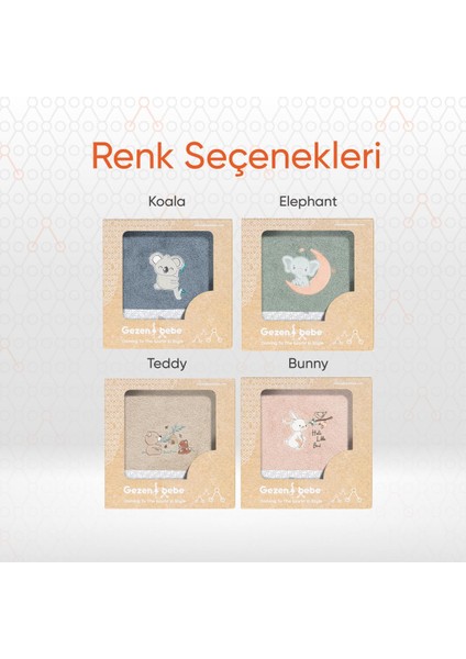 Hero Nakışlı Bebek Çocuk El & Baş Havlusu (50x90) Bunny