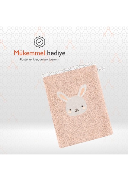 Hero Nakışlı Bebek ve Çocuk Banyo Kesesi Bunny