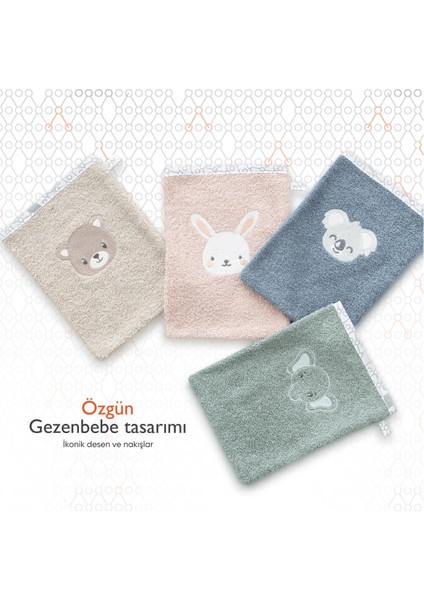 Hero Nakışlı Bebek ve Çocuk Banyo Kesesi Bunny