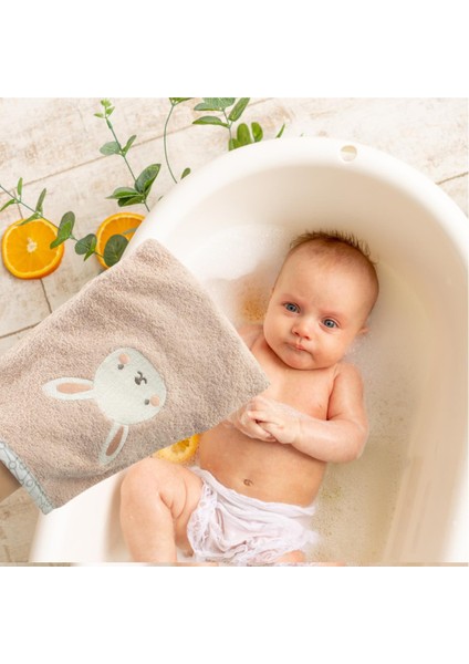 Hero Nakışlı Bebek ve Çocuk Banyo Kesesi Bunny