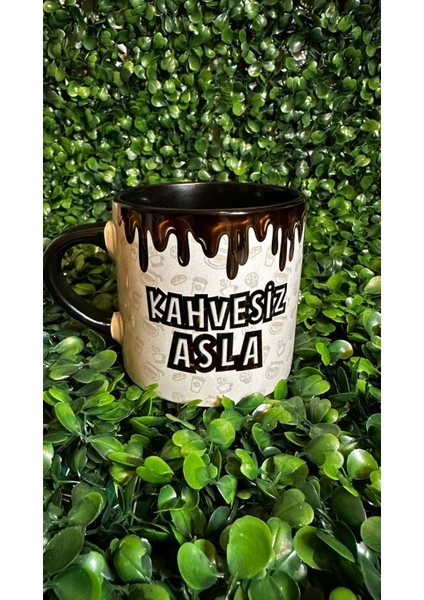 Kahvesiz Asla Kahve Bardağı 3D