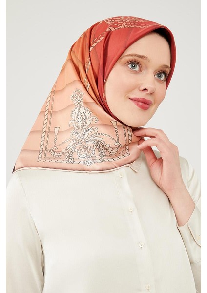 Kırmızı Renk Geçişli Trend Twill Eşarp fiyatları