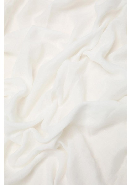 Beyaz Buruşuk Kumaş Hawai Şal fiyatları