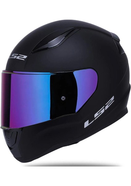 Rapid 2 Full Face Motosiklet Kaskı Şeffaf + Gökkuşağı Vizörlü