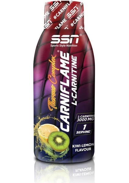 SSN Sports Style Nutrition Ssn Carniflame 3000 Mg 1 Shot Kivi