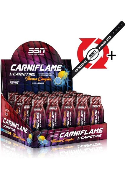 Ssn Carniflame 3000 Mg 20 Ampul Electric Lemonde