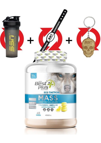 Eco Tactical Mass Karbonhidrat Lemon-Macaron 4500 gr