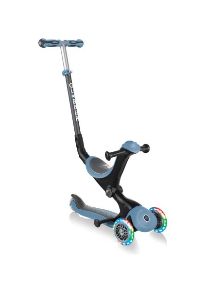 Go Up Deluxe Işıklı Scooter Ash Mavi