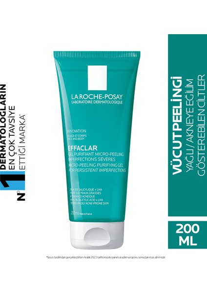 La Roche Posay Effaclar Gel Purifying Micro Peeling 200 ml