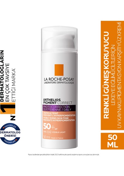 Anthelios Pigment Correct 50 Spf Medium