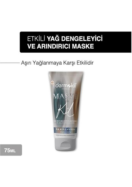 Yağ Dengeleyici ve Arındırıcı Yüz Kil Maskesi 75 ml x 3 Adet fiyatları