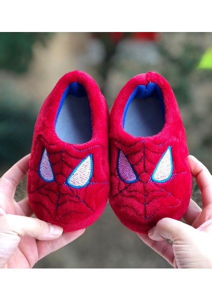 Mychild Spiderman Figürlü Çocuk Panduf ,ev Ayakkabısı , Kaydırmaz Taban Panduf , Anaokulu Kreş Ayakkabısı,warm