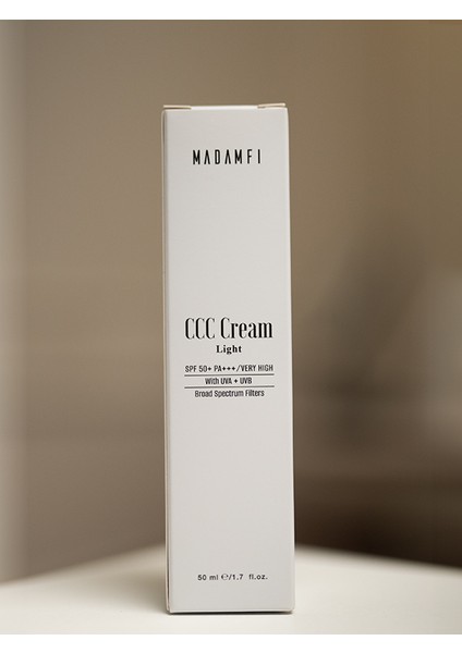 Madam Fi Ccc Cream Lıght SPF50 Pa+++ 50 ml