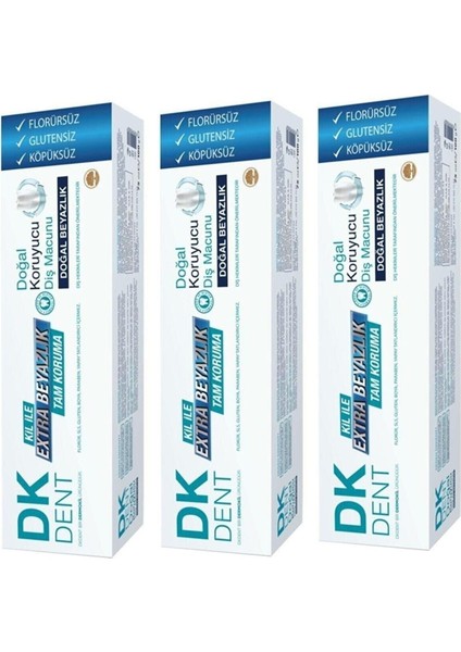 Dk Dent Klasik Diş Macunu 75ML X3