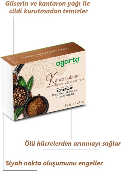 Agartadoğal El Yapımı Kahve Sabunu 150 Gr.