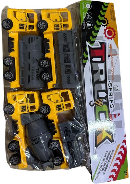 Pasifik Toys Inşaat Araçları 4lü Set Çek Bırak