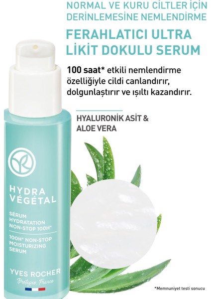 Yves Rocher Normal ve Kuru Ciltler Için Hydra Vegetal-Hyaluronik Asit&aloe Vera-Derinlemesine Nemle