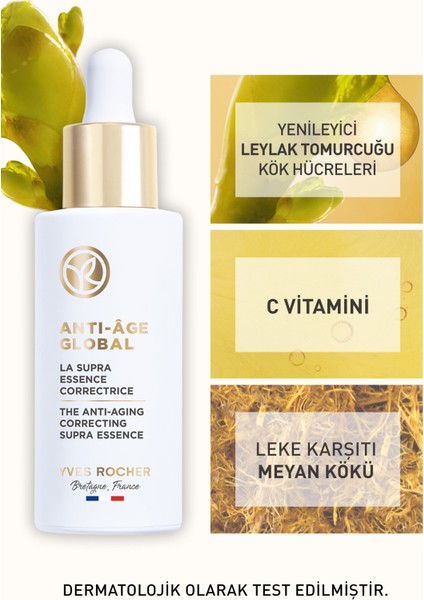 Yves Rocher Yenileyici Yaşlanma Karşıtı Bitkisel Kök Hücre Bakımı Anti-Age Global- C Vitamini & Mey