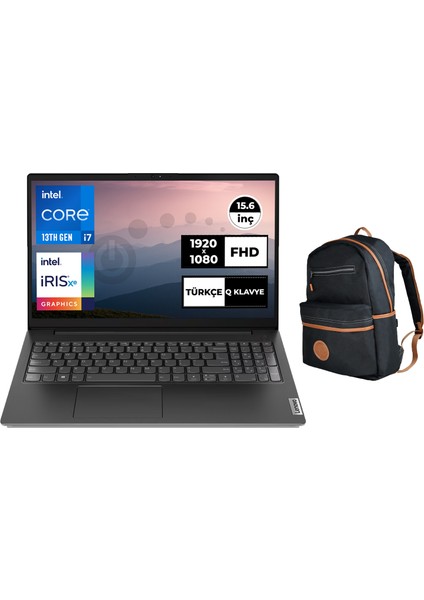 V15 Gen 4 Intel Core I7-1355U 24GB 1tb SSD 15.6" Fhd Freedos Taşınabilir Bilgisayar 83A1003NTX 026 + Çanta