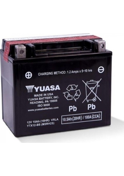 YTX12-BS(CP) Akü 12V 10AH 180A