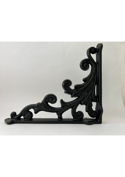RAF AYAĞI Antik Tarzda (Rack Leg) 22,5 CmX18,5 Cm (2 ADET FİYATIDIR) SİYAH fiyatları