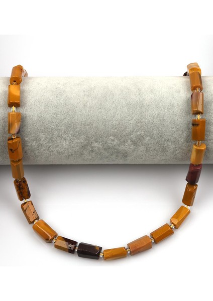 Mookait Jasper Doğal Taş Dizi Boru Kesim fiyatları