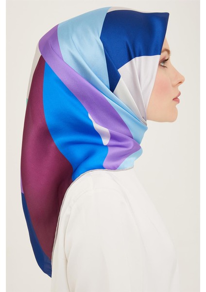 Geometrik Desenli Twill İpek Eşarp 24Ya9148 31 31 fiyatları