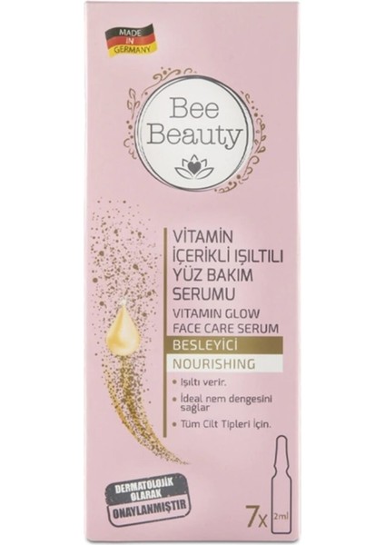 Vitamin Içerikli Işıltılı Yüz Bakım Serumu 7 x 2 ml Cilt Serumu fiyatları
