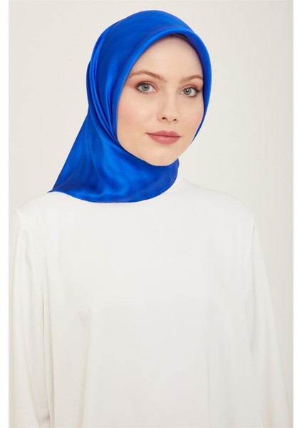 Klasik Desenli Twill İpek Eşarp 24Ya9150 4 83