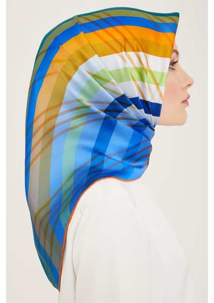 Soyut Desenli Twill İpek Eşarp 24Ya9107 50 31 fiyatları