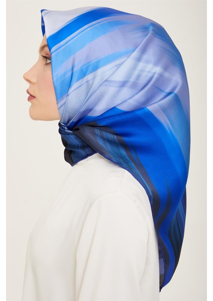 Soyut Desenli Twill İpek Eşarp 24Ya9131 52 51 fırsatları