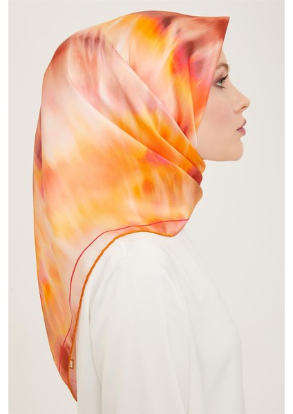 Soyut Desenli Twill İpek Eşarp 24Ya9136 36 52 fiyatları