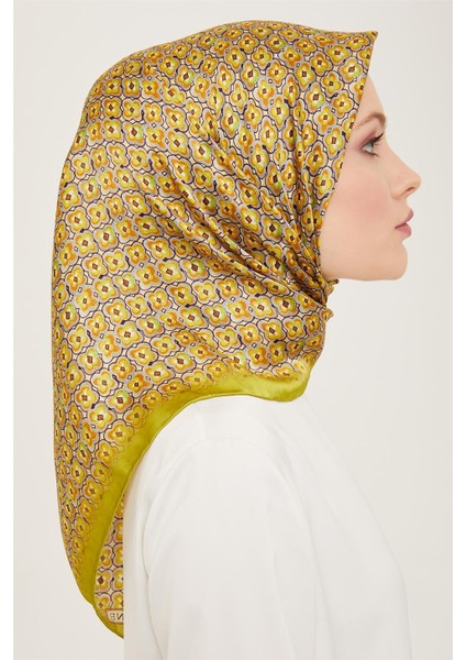 Klasik Desenli Twill İpek Eşarp 24Ya9134 67 06 fiyatları