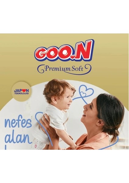 Goon Premium Soft 5 Beden Bebek Bezi 12-20 kg 224 Adet