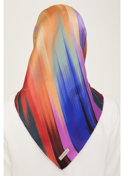 Soyut Desenli Twill İpek Eşarp 24Ya9131 52 01 fırsatları