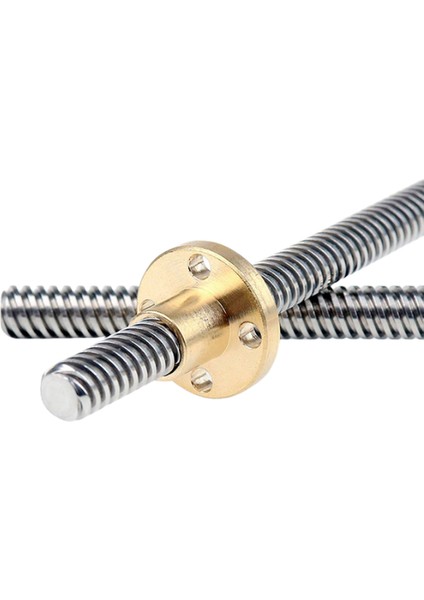 3D Yazıcı 150MM T8 Trapez Mil - 8 Hatve