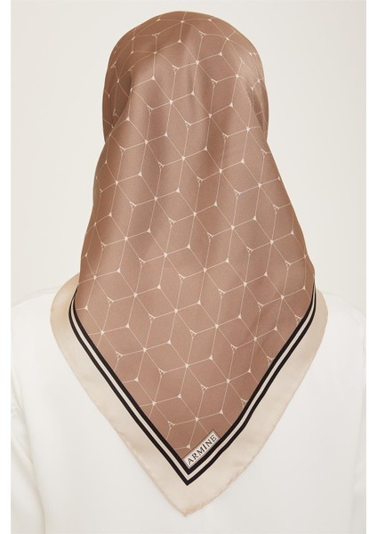 Monogram Desenli Twill İpek Eşarp 24Ya9166 34 32 fırsatları