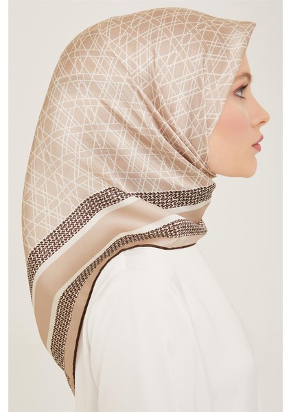 Klasik Desenli Twill İpek Eşarp 24Ya9167 2 83 fiyatları
