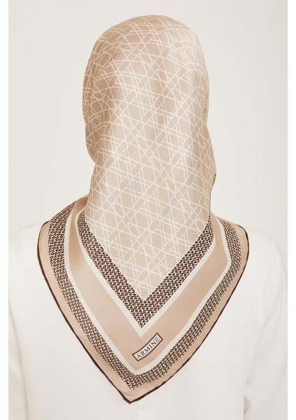 Klasik Desenli Twill İpek Eşarp 24Ya9167 2 83 fırsatları