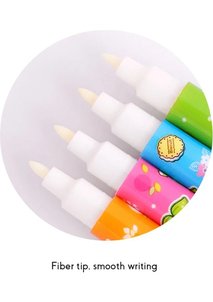 Mor Işıklı Sihirli Görünmez Kalem Işıklı Kalem Invisible Ink Pens Uv LED Light 4 Ad fırsatları