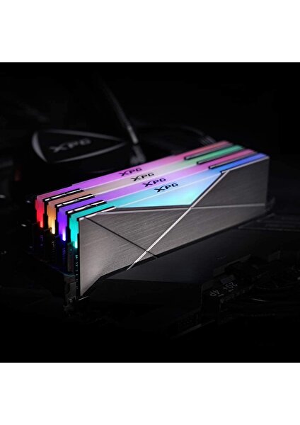 Xpg Spectrix D50 32GB (16X2) Rgb Ddr4 3200MHZ CL16 1.35V AX4U320016G16A-DT50 Dual Kit Ram