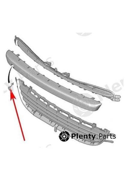 Peugeot 207 Ön Tampon Kuşağı 7452.ZS Ithal